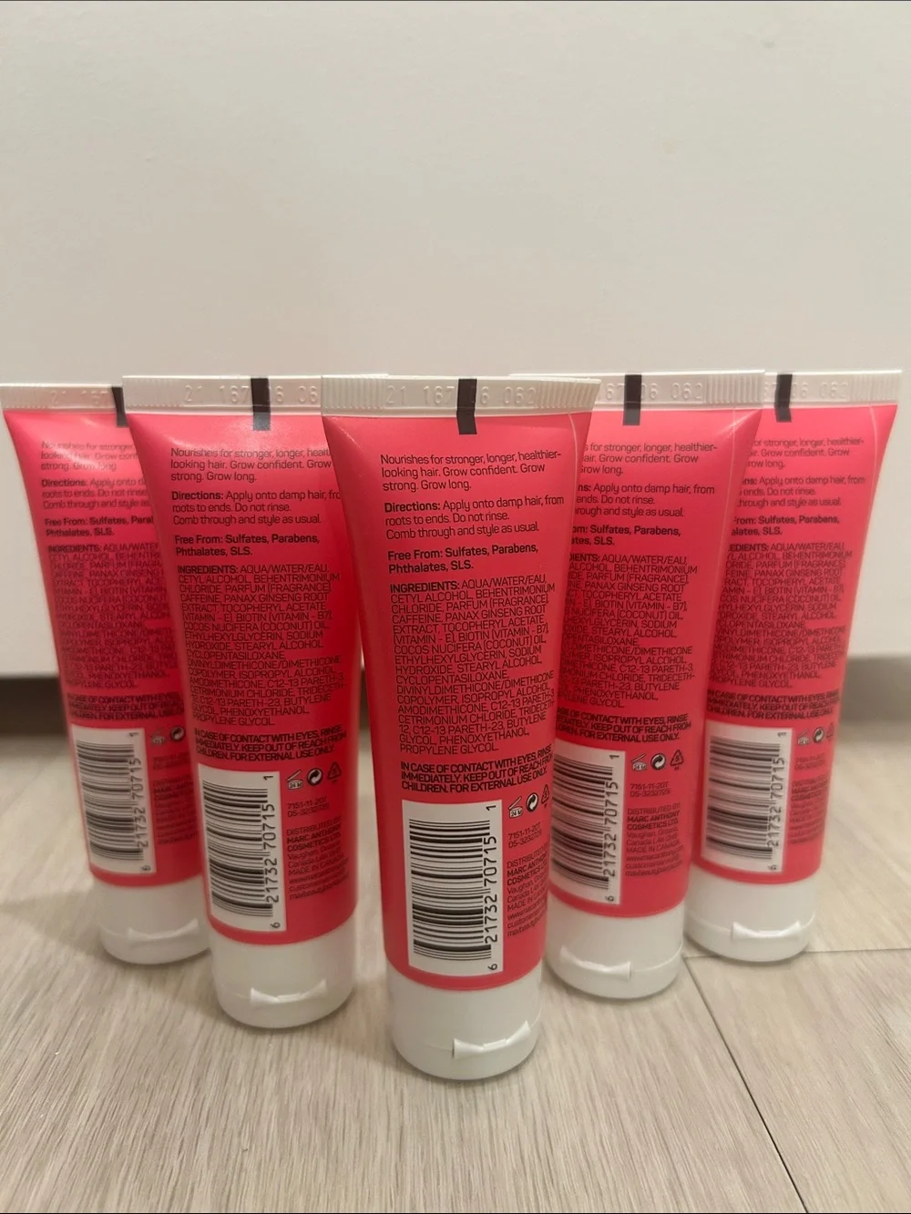Marc Anthony (NWT) Grow Long Leave-In Conditioner Set of 5